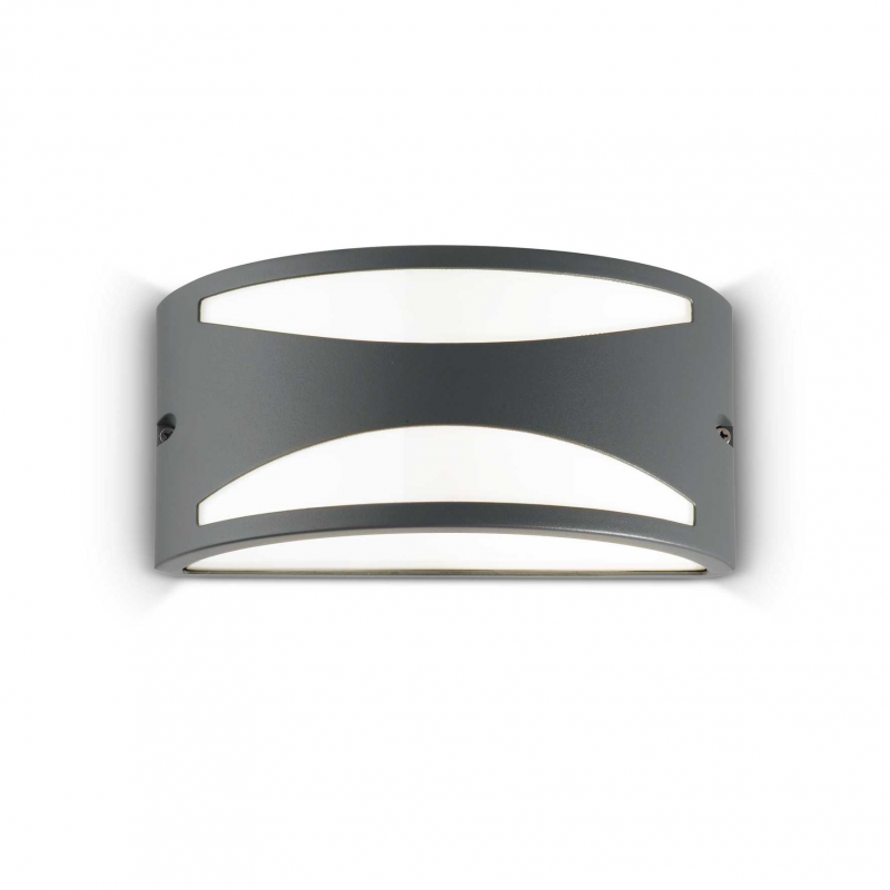 Lampada Da Parete Rex-3 Ap1 Antracite Ideal-Lux