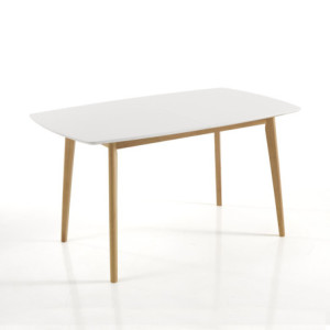 Tavolo Allungabile Still White / Wood 125 X 82 H.12 Cm