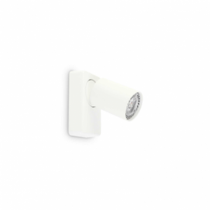 Lampada Da Parete Rudy Ap1 Round Bianco Ideal-Lux