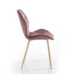 Zoom Sedia New Kemy Gold-Pink 87X69X50 Cm