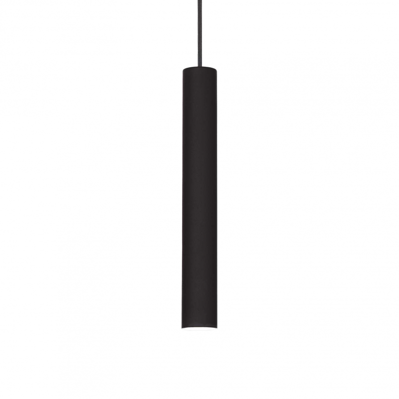 Lampada a sospensione Tube SP D6 nero Ideal Lux moderna LED