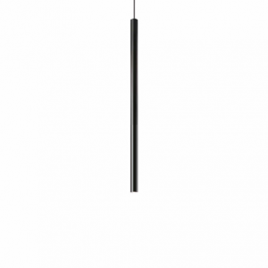 Lampada A Sospensione Ultrathin Sp D040 Round Dali/Push Nero Ideal-Lux
