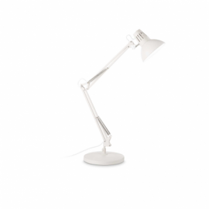 Lampada da tavolo Wally TL1 total white Ideal Lux moderna