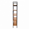 Scaffale metallo legno Achille 5 ripiani cm120x28h171