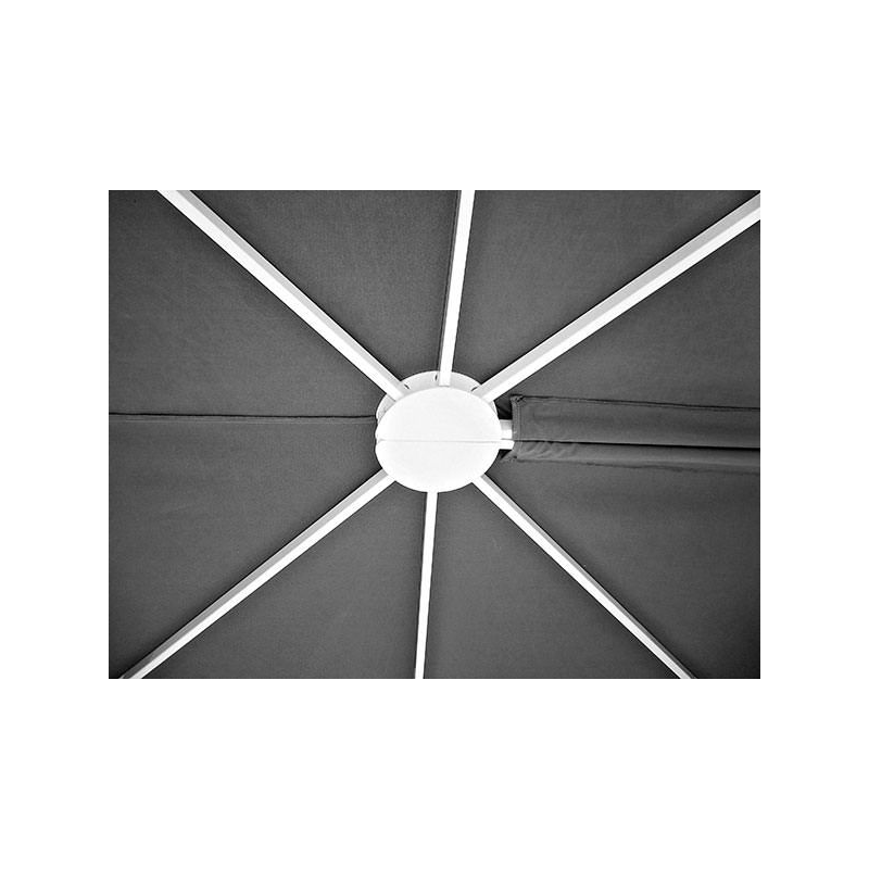 Ombrellone a braccio laterale in alluminio Flat varie misure
