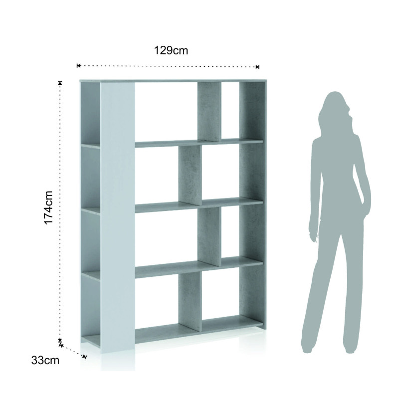 Libreria Smart 142,5 X 36,5 X 8,5 Cm