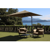 Ombrellone a palo laterale Trend Q250x250 cm Made in Italy