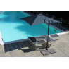 Ombrellone a palo laterale Trend Q250x250 cm Made in Italy