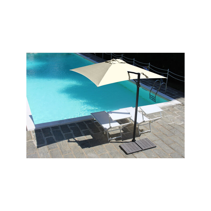 Ombrellone a palo laterale Trend R300x200 cm Made in Italy