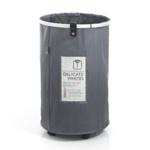 Cesto porta biancheria Laundry Round ø40 h65 cm con ruote — levantshop.live