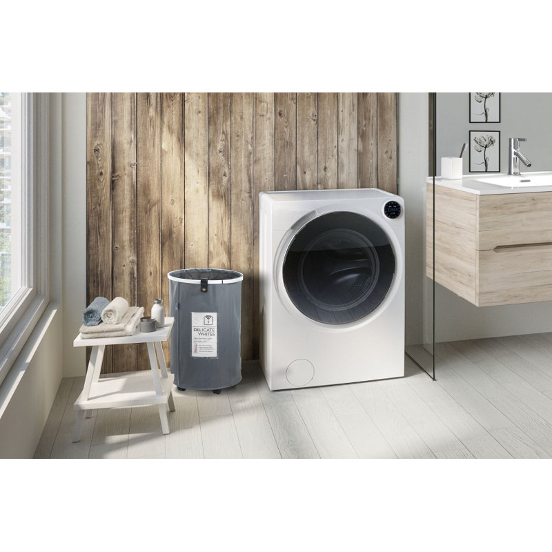 Cesto porta biancheria Laundry Round ø40 h65 cm con ruote — levantshop.live