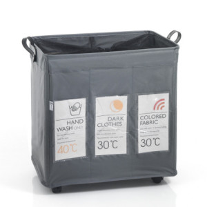 Cesto Porta Biancheria Laundry-B X3 38 X 58 H.8 Cm