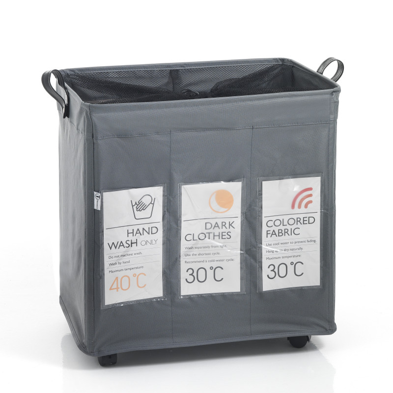 Cesto porta biancheria Laundry-B X3 Tomasucci H57×L55×P36 cm — levantshop.live