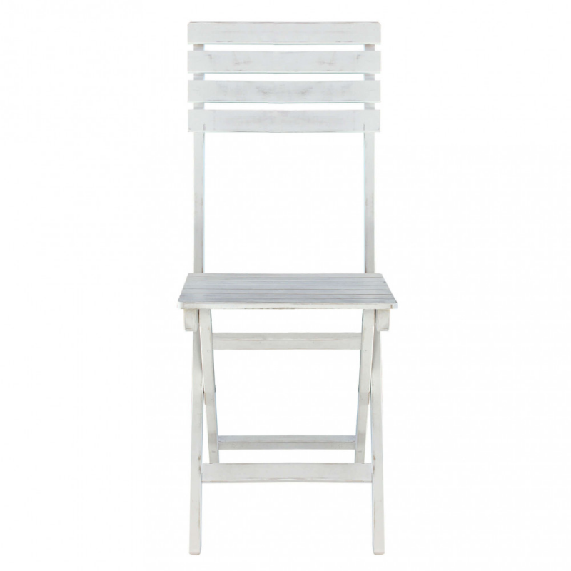 Set di 2 SEDIE DALILA SENZA BRACCIOLI BIANCA