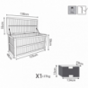 BAULE 130 X 55