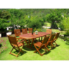 TAVOLO OVALE 180/240 X 100 DOUBLE