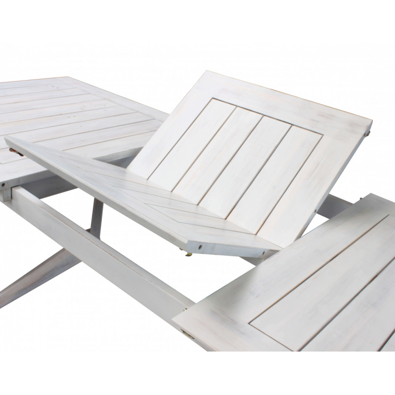 TAVOLO BALI 150/200 X 90 BIANCO