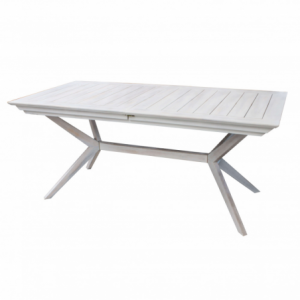 Zoom TAVOLO BALI 180/240 X 90 BIANCO