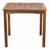 Tavolo 80x80 cm da giardino compatto resistente versatile esterno