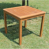 Tavolo 80x80 cm da giardino compatto resistente versatile esterno