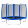 Trampolino elastico con rete Ø 366 cm da giardino sicuro robusto