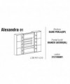 Composizione soggiorno Alexandra 01