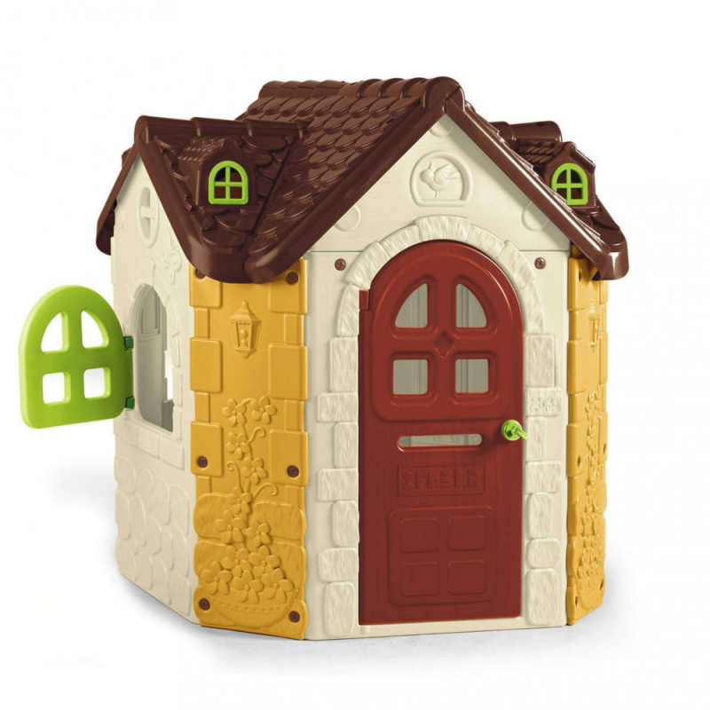 Casetta Fancy da giardino multicolor per bambini resistente
