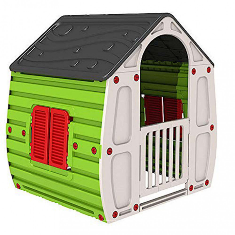 Casetta magica da giardino per bambini colorata e resistente