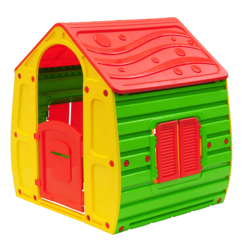 Casetta magica da giardino per bambini colorata e resistente