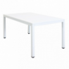 Tavolo Milo fisso in alluminio 150x90 cm da esterno resistente