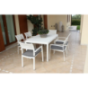 Tavolo Milo fisso in alluminio 150x90 cm da esterno resistente