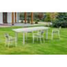 Tavolo Allungabile Nydri White - B 182 X 104 H11 Cm