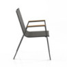 Sedia Con Braccioli Da Interno / Esterno Thilia 58 X 81 H.101 Cm