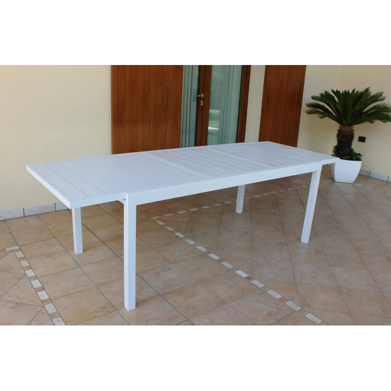 Tavolo Formentera 200-300x100 in Alluminio Allungabile Giardino