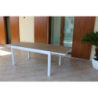 Tavolo Cayman 160-240x95 in Alluminio Allungabile Giardino