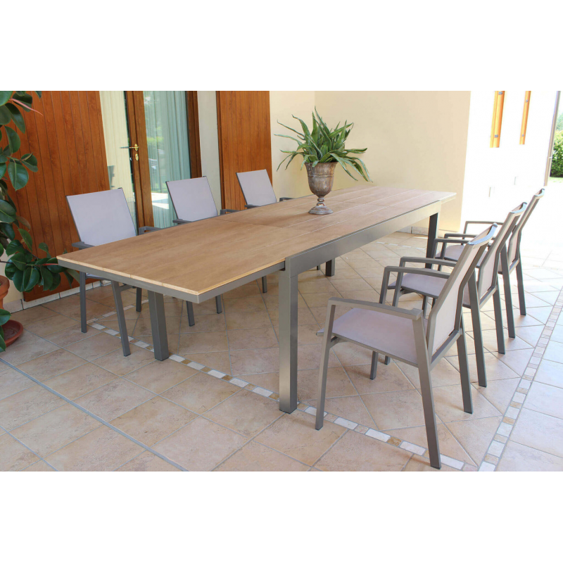 TAVOLO CAYMAN 200/300 X 95