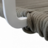 Poltrona Catalina da esterno in alluminio elegante e resistente