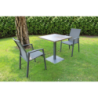 Piano Tavolo per Base Paxos 70x70 in Alluminio da Giardino