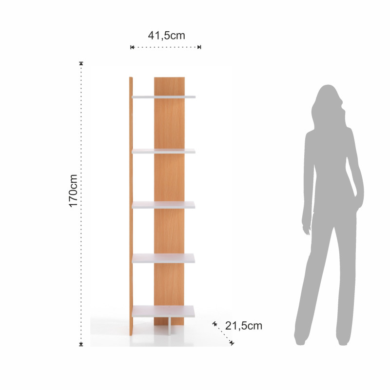 Libreria A Colonna Tower-A 173 X 22 H8 Cm