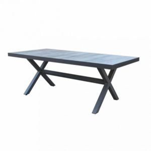 Tavolo Mackay 200x100 da Giardino in Alluminio Resistente