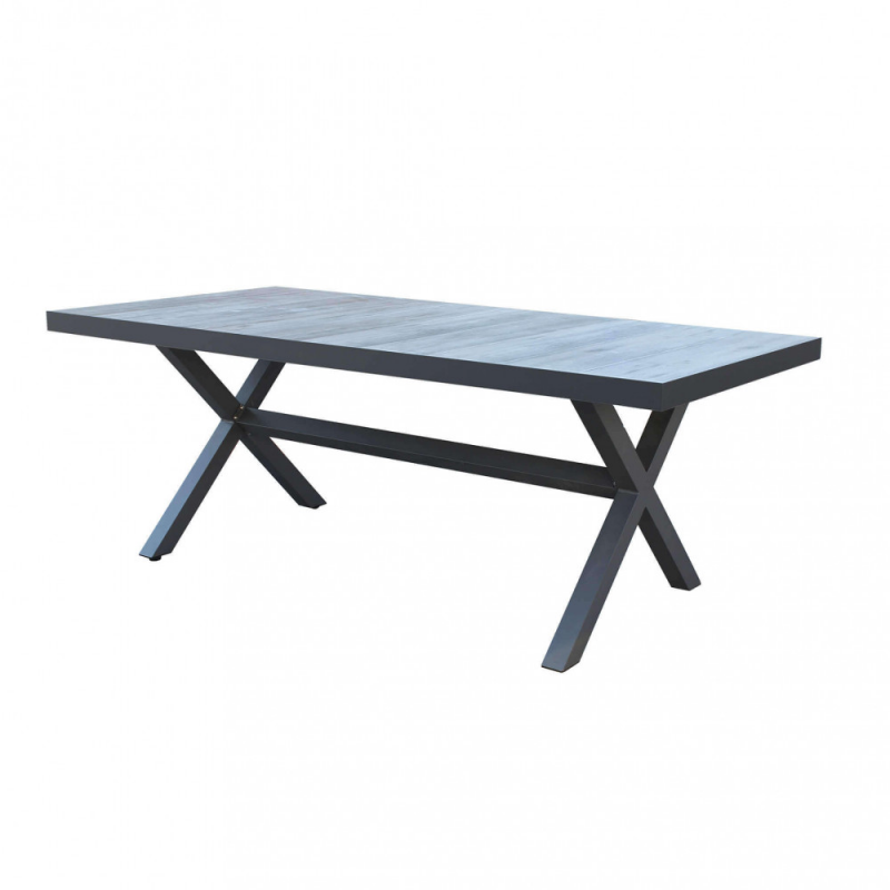 Tavolo Mackay 200x100 da Giardino in Alluminio Resistente
