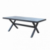 Tavolo Mackay 200x100 da Giardino in Alluminio Resistente