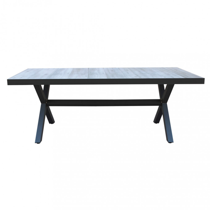Tavolo Mackay 200x100 da Giardino in Alluminio Resistente