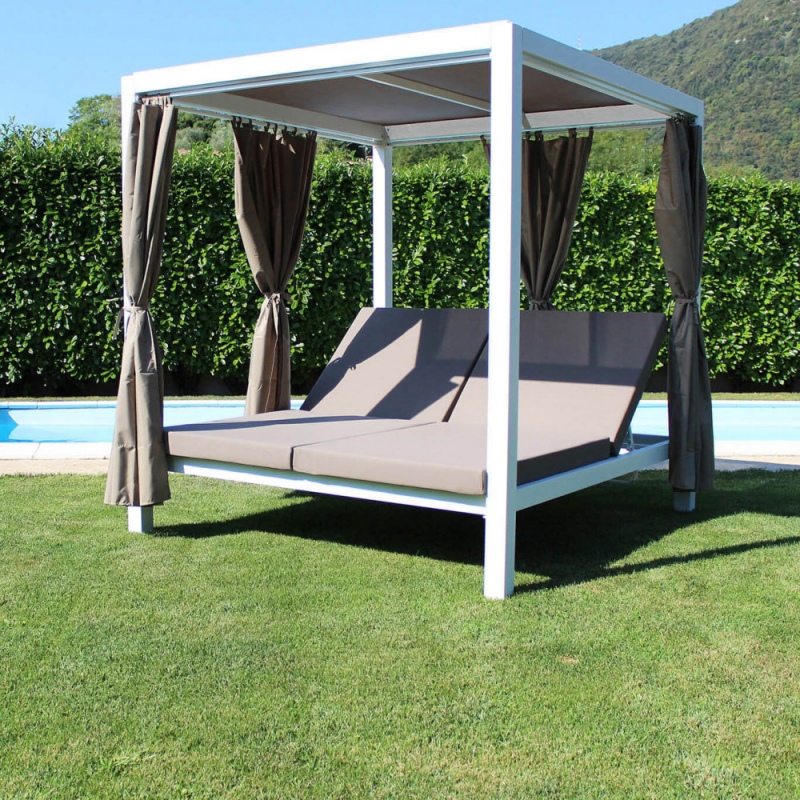 Gazebo letto Timbuktu moderno da giardino elegante e confortevole