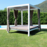 Gazebo letto Timbuktu moderno da giardino elegante e confortevole