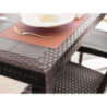 Tavolo Houston alluminio 150x90 cm fisso per giardino moderno