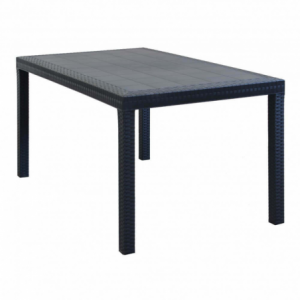 Tavolo Houston 150x90 cm alluminio fisso da giardino