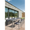 Tavolo Houston allungabile 160-240x100 cm alluminio moderno