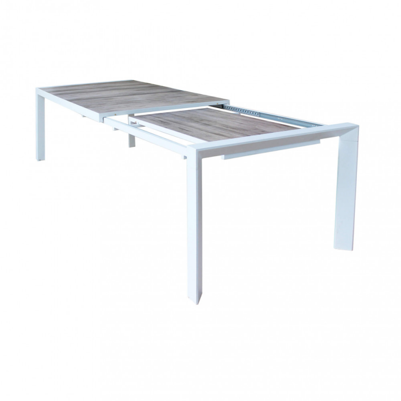 Tavolo Portland Allungabile 175-235x100 in Alluminio da Giardino