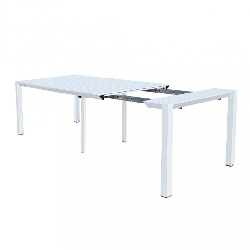 Consolle Allungabile 85x51/50-104-156-208-260 in Alluminio